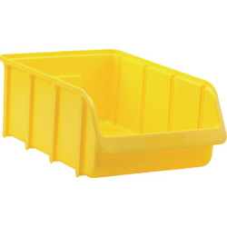 Daiktadėžė 315x495x185 mm, talpa 19,27 l, geltonas polipropilenas, Linbin nr. 5, Hünersdorff WE6752