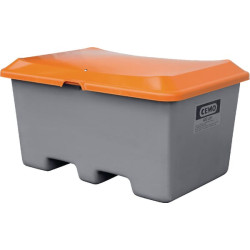 Stiklo pluošto konteineris pilkas/oranžinis, 400 l, talpa 20,4 kg, 1210 x 820 x 680 mm, Cemo 10571CEMO