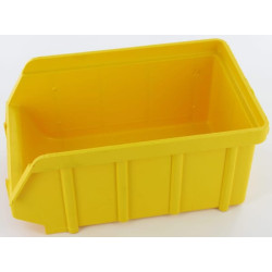 Daiktadėžė 105x175x75 mm, geltonas polistirenas, 54 vnt., „Metalin WE0543“