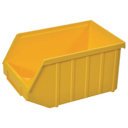 Sandėliavimo dėžė 105x90x50 mm, geltonas polistirenas, 55 vnt., „Metalin WE0553“