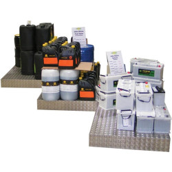 Mobilus pristatymo stovas, languota plokštė, europaletės dydis FGP500002