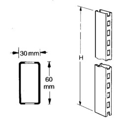 Vertikalus 160 cm skalūno pilkumo 57116161K