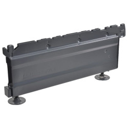 Pilkos spalvos žema kojelė, 37 x 16 cm, 57121637K