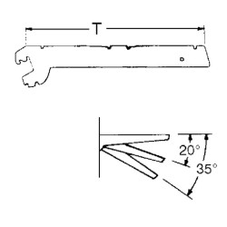 Laikiklis 570 mm dramblio kaulo spalvos 2160624