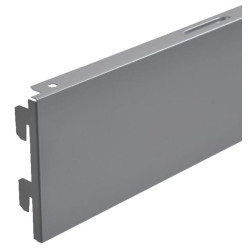 Balta/aliuminio konsolinė panelė 10x66,5 cm 57131061X