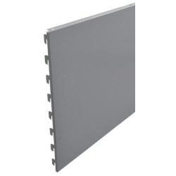 Plokštė be skylės 40x100 balta/aliuminio 57231104X