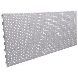 Plokštė su skylute 40x100 balta / aliuminis 57232104X