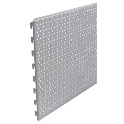 Plokštė su skylute 40x100 balta / aliuminis 57232104X