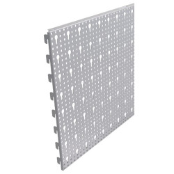 Rakto skylutės formos apdailos plokštė 40x100 balta/aliuminio 57233104X