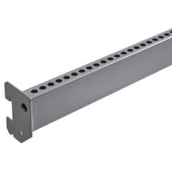 Baltas/aliuminio nešimo bėgelis 5 x 100 57401010X