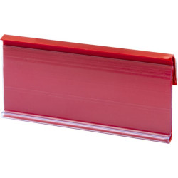 Kainų bėgelis 12 mm 100 x 39 raudonas 51600004