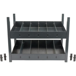 Centrinis modulis su 2 lentynomis ir pertvaromis 291703637