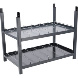 Centrinis modulis su 2 lentynomis ir perkeliamomis pertvaromis (atstumas nuo apačios iki lentynos 50 mm) 291708737