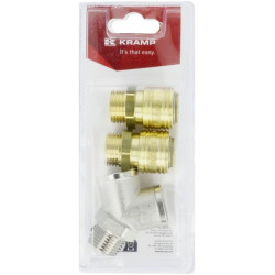 Greito atjungimo jungtis Euro 2 padėčių 1/2" (1) KRYA2126KAP01B