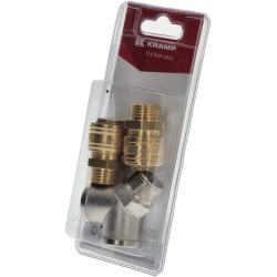 Greito atjungimo jungtis Euro 2 padėčių 1/2" (1) KRYA2126KAP01B