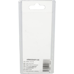 Varžtas ir veržlė su užsegimu M5 x 40 mm, 4,6 (10) KR603540P10B