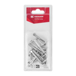 Varžtas ir veržlė su užsegimu M6 x 40 mm, 4,6 (10) KR603640P10B