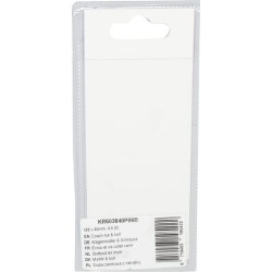 Varžtas ir veržlė su užsegimu M8 x 40 mm, 4,6 (6) KR603840P06B