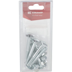 Varžtas ir veržlė su užsegimu M8 x 60 mm, 4,6 (6) KR603860P06B