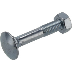 Varžtas ir veržlė su užsegimu M8 x 60 mm, 4,6 (6) KR603860P06B