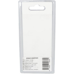 Varžtas ir veržlė su užsegimu M10 x 80 mm, 4,6 (6) KR6031080P06B