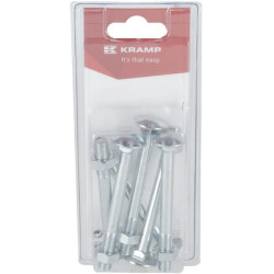 Varžtas ir veržlė su užsegimu M8 x 70 mm, 4,6 (6) KR603880P06B