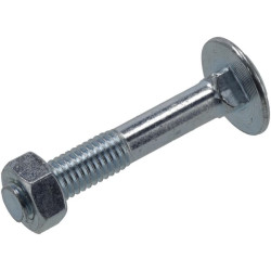 Varžtas ir veržlė su užsegimu M8 x 70 mm, 4,6 (6) KR603880P06B