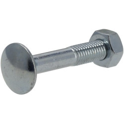 Varžtas ir veržlė su užsegimu M10 x 60 mm, 4,6 (6) KR6031060P06B