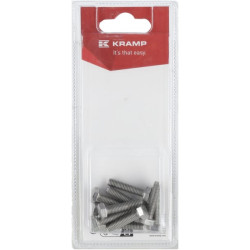 Nerūdijančio plieno varžtas M6 x 25 mm, A2 (10) KR933625RVSP10B