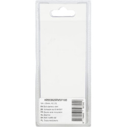 Nerūdijančio plieno varžtas M6 x 25 mm, A2 (10) KR933625RVSP10B