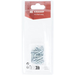 Medienos drožlių plokščių varžtai 3,5 x 20 mm (20 vnt.) KRSPS3520P20B