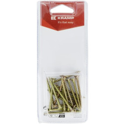 Medienos drožlių plokštės varžtas 4 x 45 mm (20) KRSPS445P20B