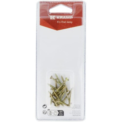 Medienos drožlių plokštės varžtas 3 x 25 mm (20) KRSPS325P20B