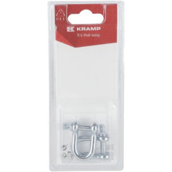 D formos apkaba Ø6 mm x 24 mm, 1/4 colio (2) KRDS06P02B