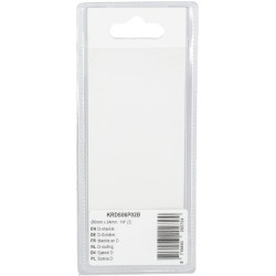 D formos apkaba Ø6 mm x 24 mm, 1/4 colio (2) KRDS06P02B