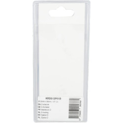 D formos apkaba Ø12 mm x 50 mm, 1/2 colio (1) KRDS12P01B