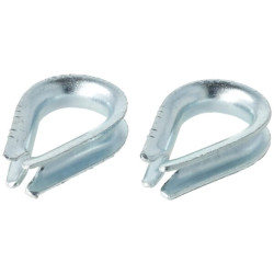 Vielinio lyno antgalis Ø4mm - 16x11mm (2) KRWT04P02B