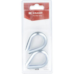 Vielinio lyno antgalis Ø10mm - 42x31mm (2) KRWT10P02B