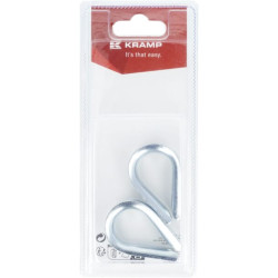 Vielinio lyno antgalis Ø8 mm - 33x24 mm (2) KRWT08P02B