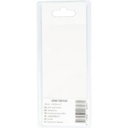 Vielinio lyno antgalis Ø8 mm - 33x24 mm (2) KRWT08P02B