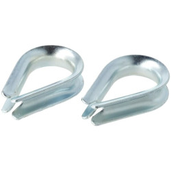 Vielinio lyno antgalis Ø8 mm - 33x24 mm (2) KRWT08P02B