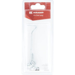 Vartų kabliukas 100 mm - Ø4 mm (1) KRGH100P01B