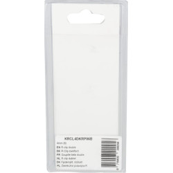 Dvigubas R formos spaustukas 4 mm (6) KRCL4DKRP06B