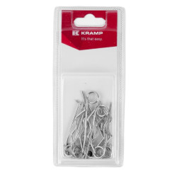 Dvigubas R formos spaustukas 2 mm (10) KRCL2DKRP10B