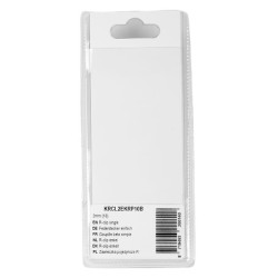 R formos spaustukas, viengubas, 2 mm (10 vnt.) KRCL2EKRP10B