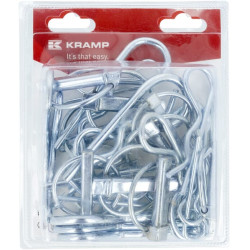 Atlenkiamųjų kaiščių ir R formos spaustukų rinkinys (1) KRSE1000KRP01B