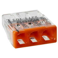 Kabelių jungiklis Wago 3 įvadų (10) KRWAG273243P10B