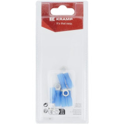 Žiedinis antgalis, mėlynas Ø5mm - 1.5-2.5mm² (6) KRKK601525P06B