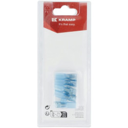 Gnybto mentė, moteriška, mėlyna 6,3x0,8 mm - 1,5-2,5 mm² (6) KRKK401525P06B