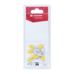 Žiedinis antgalis, geltonas Ø8 mm - 4,0–6,0 mm² (6) KRLA9055P06B